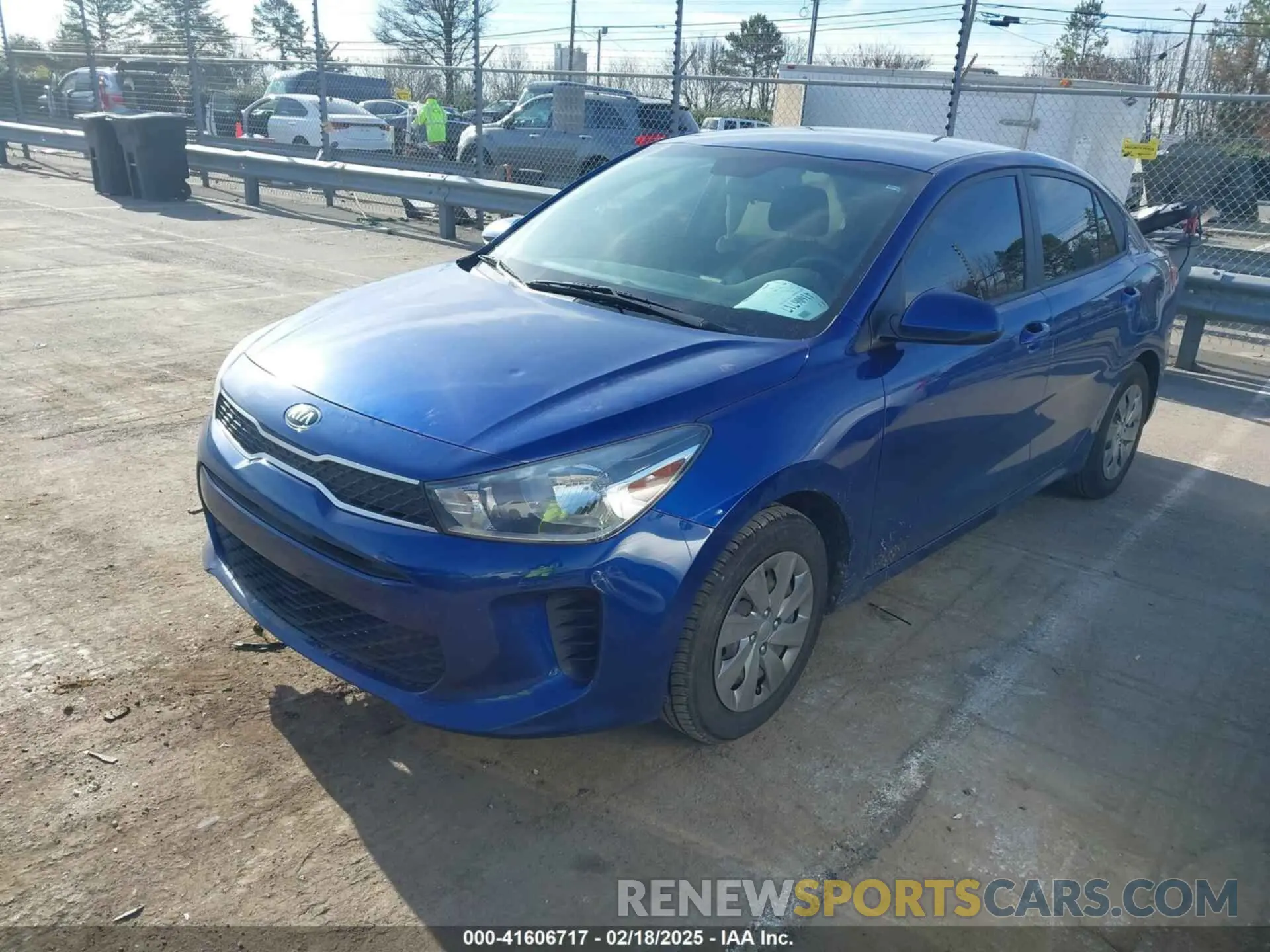 2 Photograph of a damaged car 3KPA24AD7LE349076 KIA RIO 2020