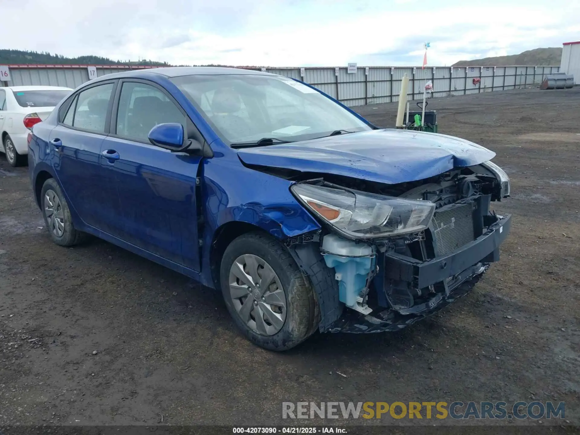 1 Photograph of a damaged car 3KPA24AD8LE263081 KIA RIO 2020