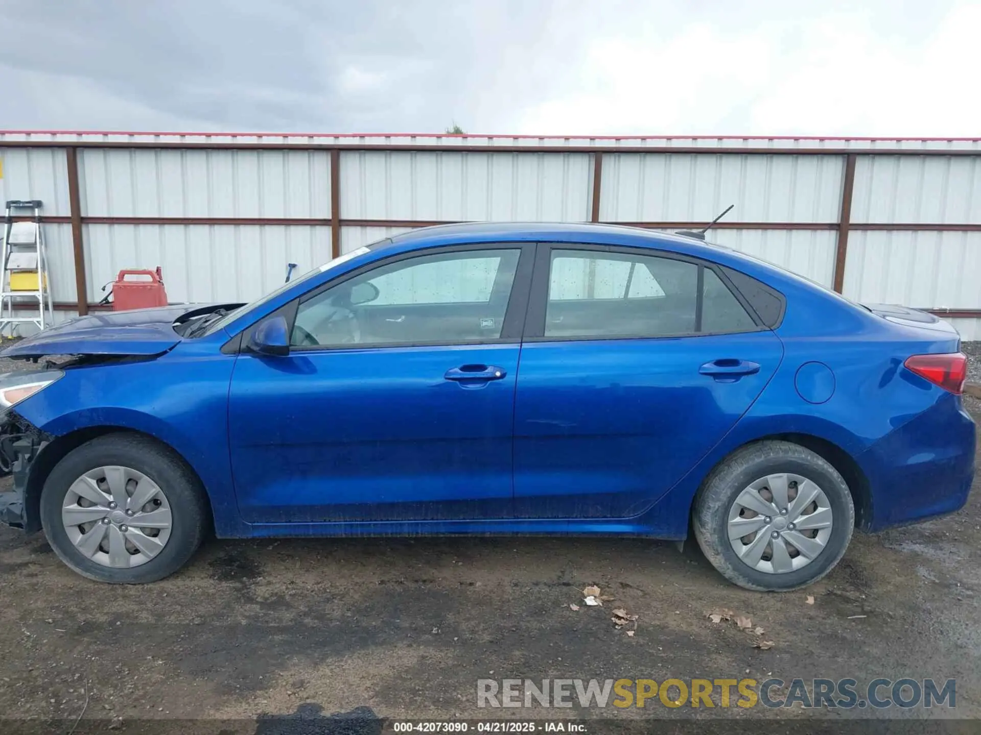 14 Photograph of a damaged car 3KPA24AD8LE263081 KIA RIO 2020
