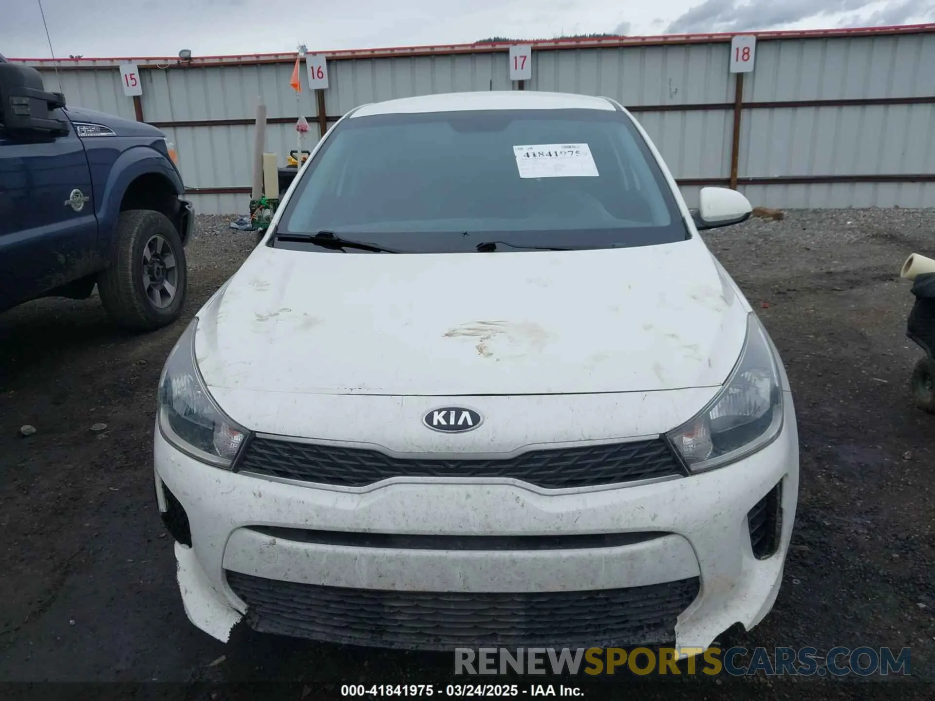 12 Photograph of a damaged car 3KPA24AD8LE343853 KIA RIO 2020