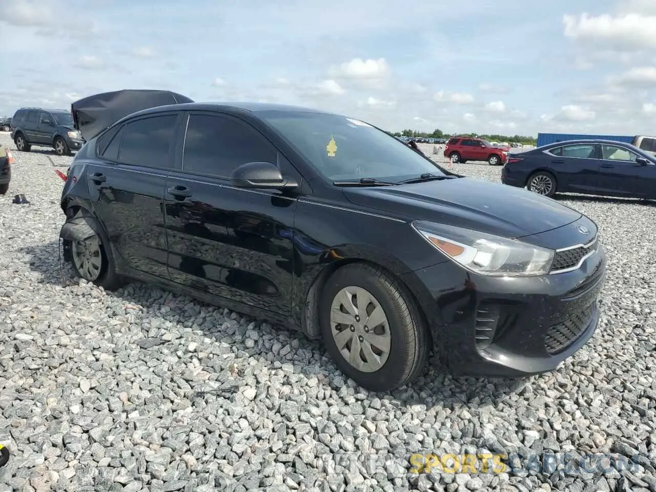 4 Photograph of a damaged car 3KPA24AD9LE283453 KIA RIO 2020
