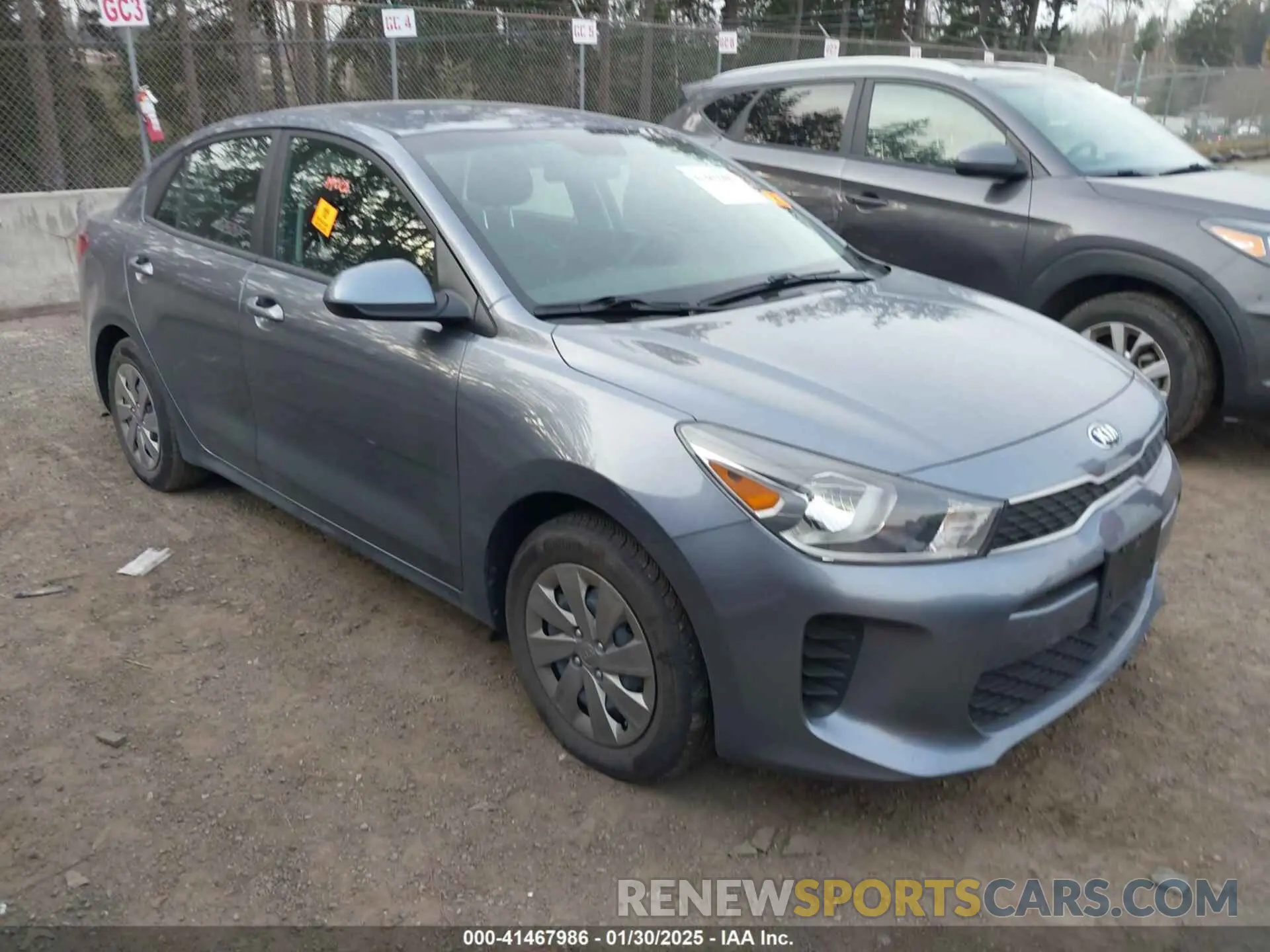 1 Photograph of a damaged car 3KPA24ADXLE295269 KIA RIO 2020