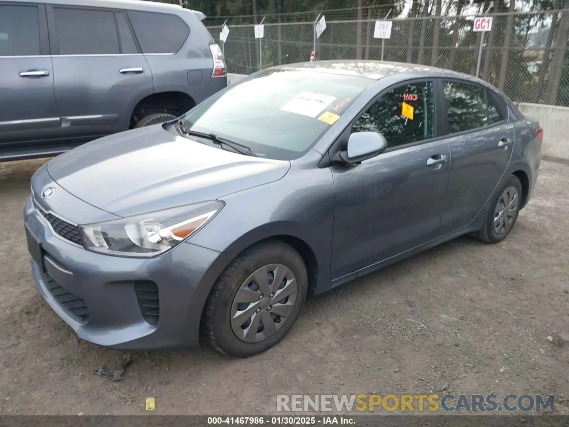 2 Photograph of a damaged car 3KPA24ADXLE295269 KIA RIO 2020