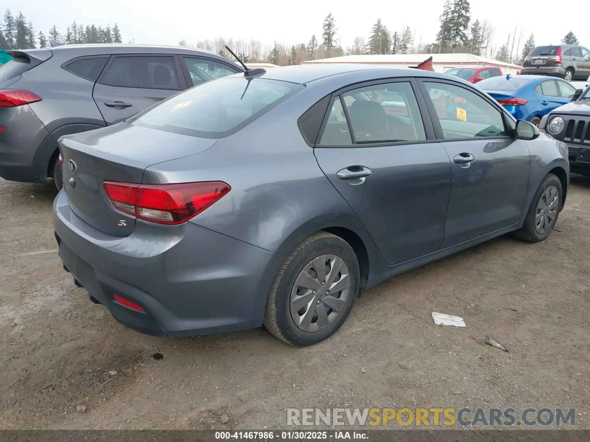 4 Photograph of a damaged car 3KPA24ADXLE295269 KIA RIO 2020