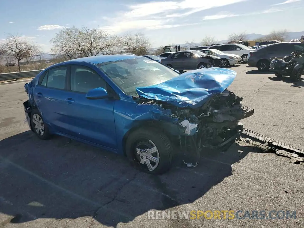 4 Фотография поврежденного автомобиля 3KPA24AD1ME364884 KIA RIO 2021