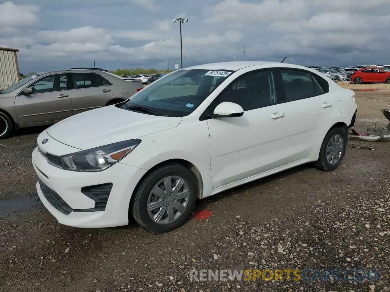 1 Photograph of a damaged car 3KPA24AD1ME369454 KIA RIO 2021
