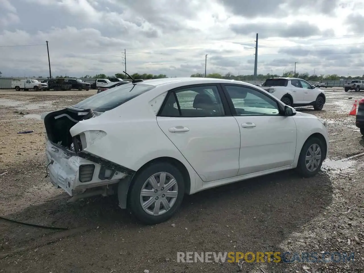 3 Photograph of a damaged car 3KPA24AD1ME369454 KIA RIO 2021