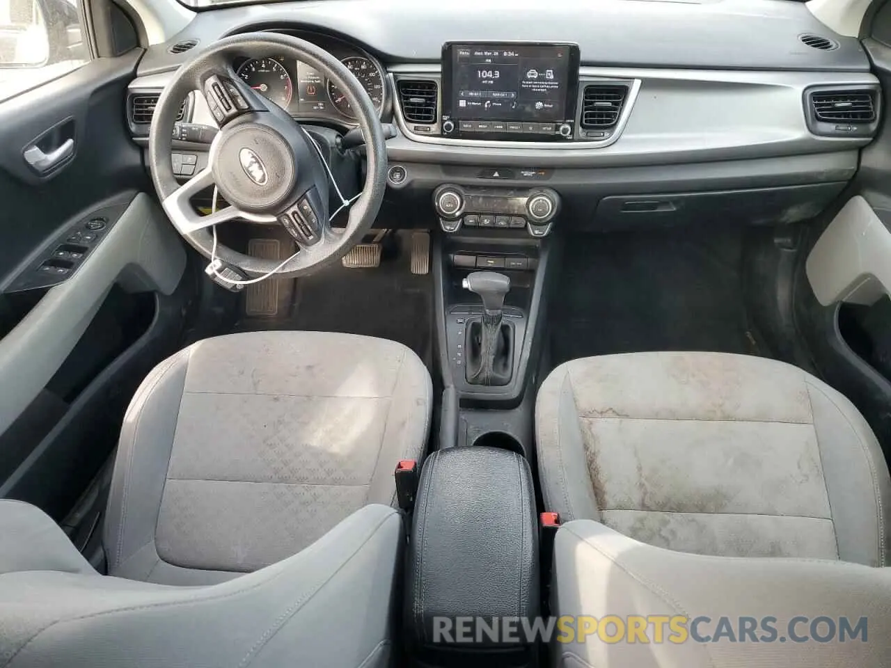8 Фотография поврежденного автомобиля 3KPA24AD1ME387579 KIA RIO 2021