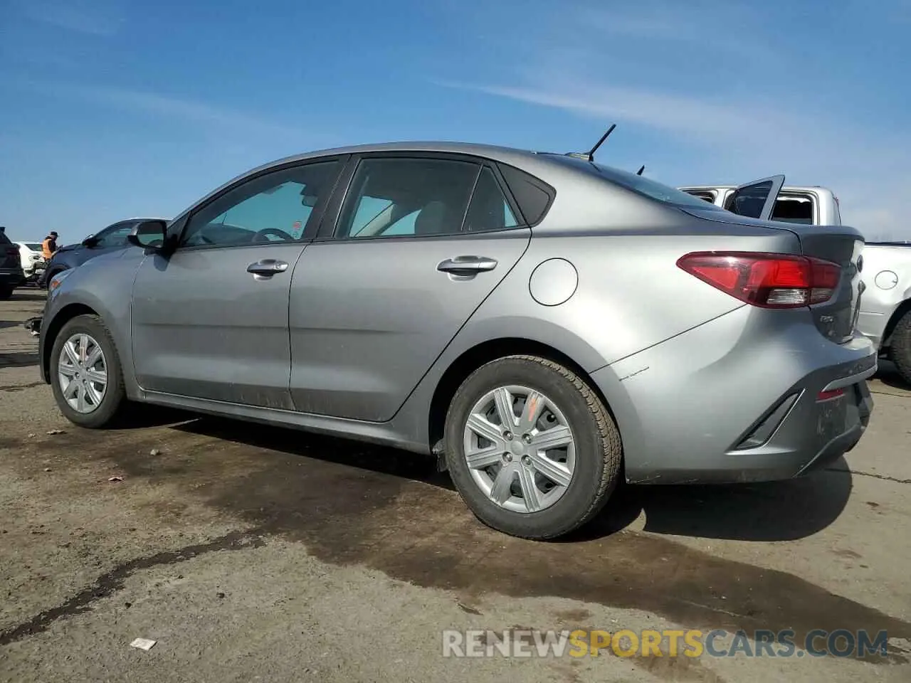 2 Photograph of a damaged car 3KPA24AD2ME379247 KIA RIO 2021
