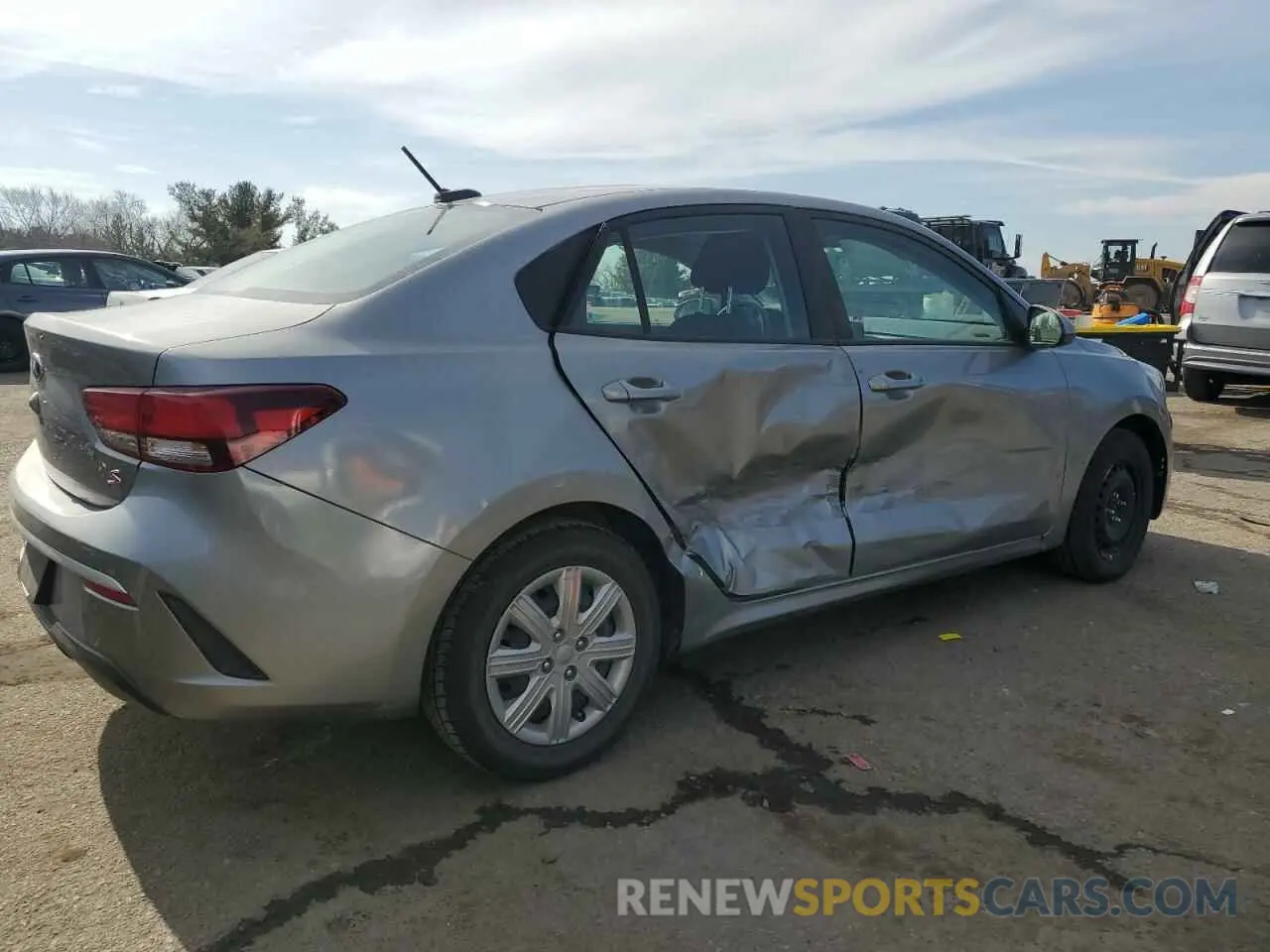 3 Photograph of a damaged car 3KPA24AD2ME379247 KIA RIO 2021