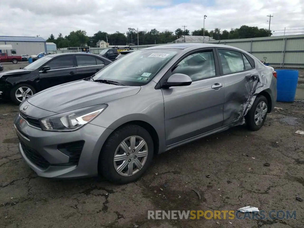 1 Photograph of a damaged car 3KPA24AD2ME401151 KIA RIO 2021