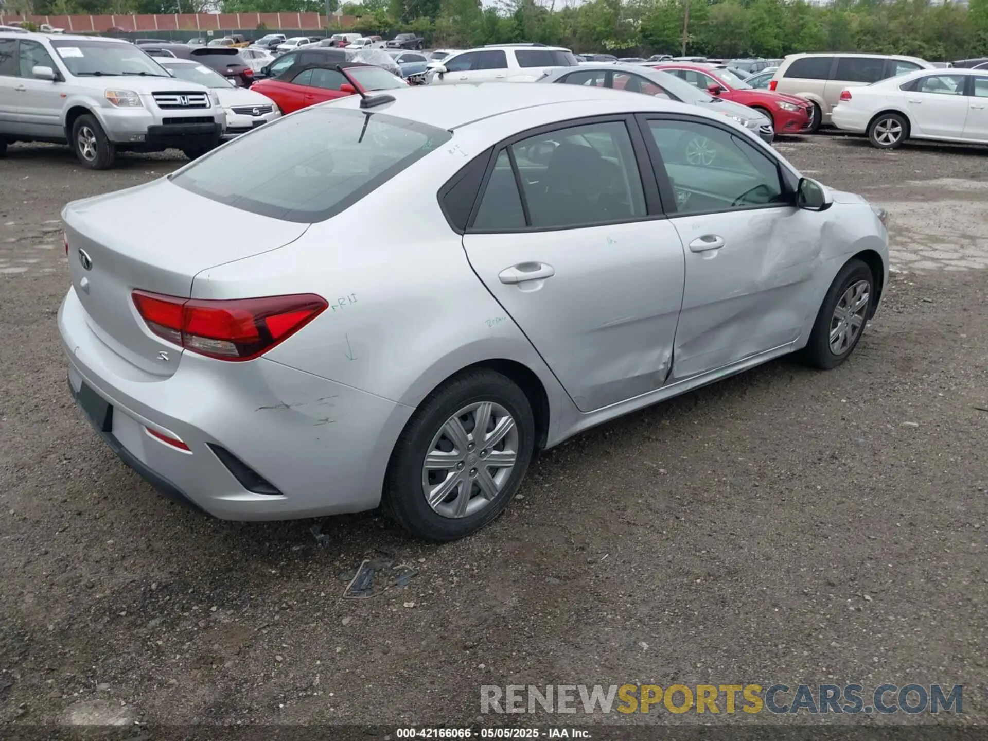 4 Фотография поврежденного автомобиля 3KPA24AD3ME366278 KIA RIO 2021