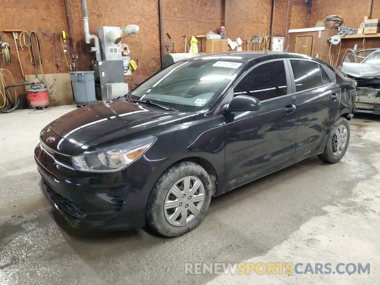 1 Photograph of a damaged car 3KPA24AD3ME383002 KIA RIO 2021