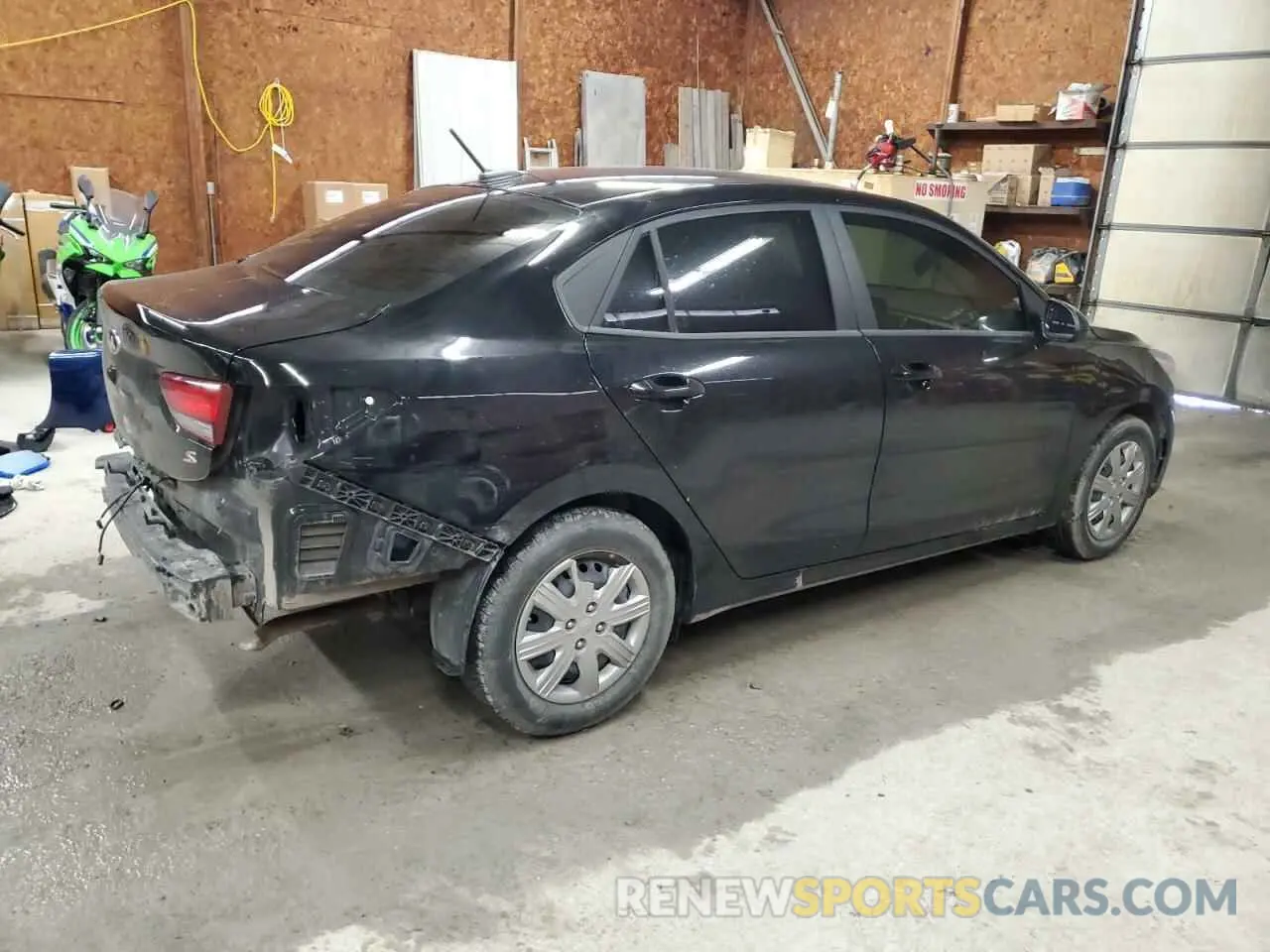 3 Photograph of a damaged car 3KPA24AD3ME383002 KIA RIO 2021