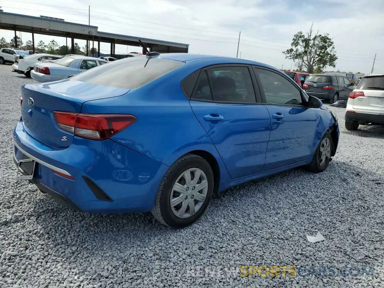 3 Photograph of a damaged car 3KPA24AD3ME395280 KIA RIO 2021