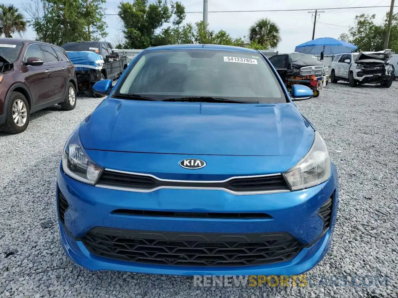 5 Photograph of a damaged car 3KPA24AD3ME395280 KIA RIO 2021