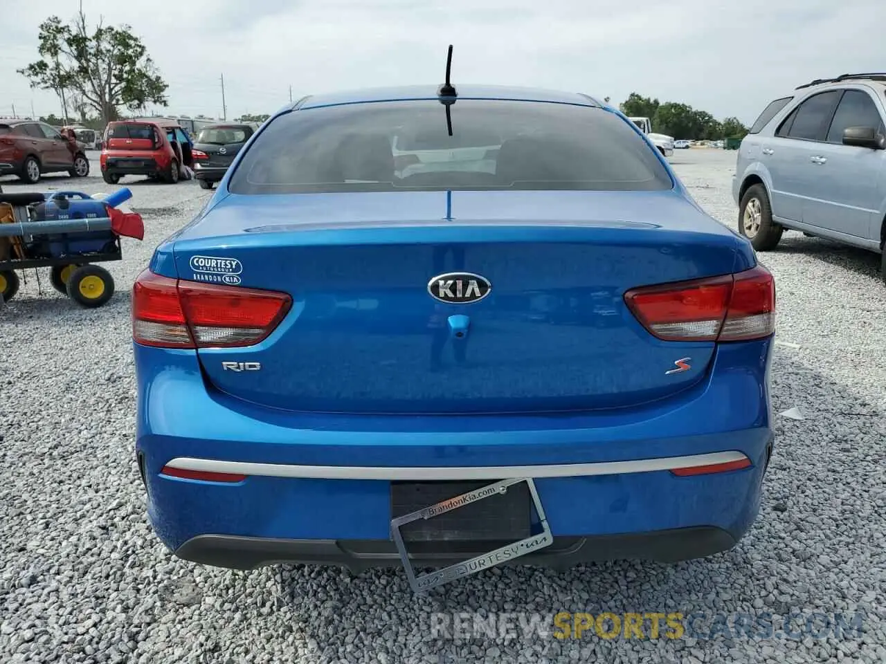 6 Photograph of a damaged car 3KPA24AD3ME395280 KIA RIO 2021