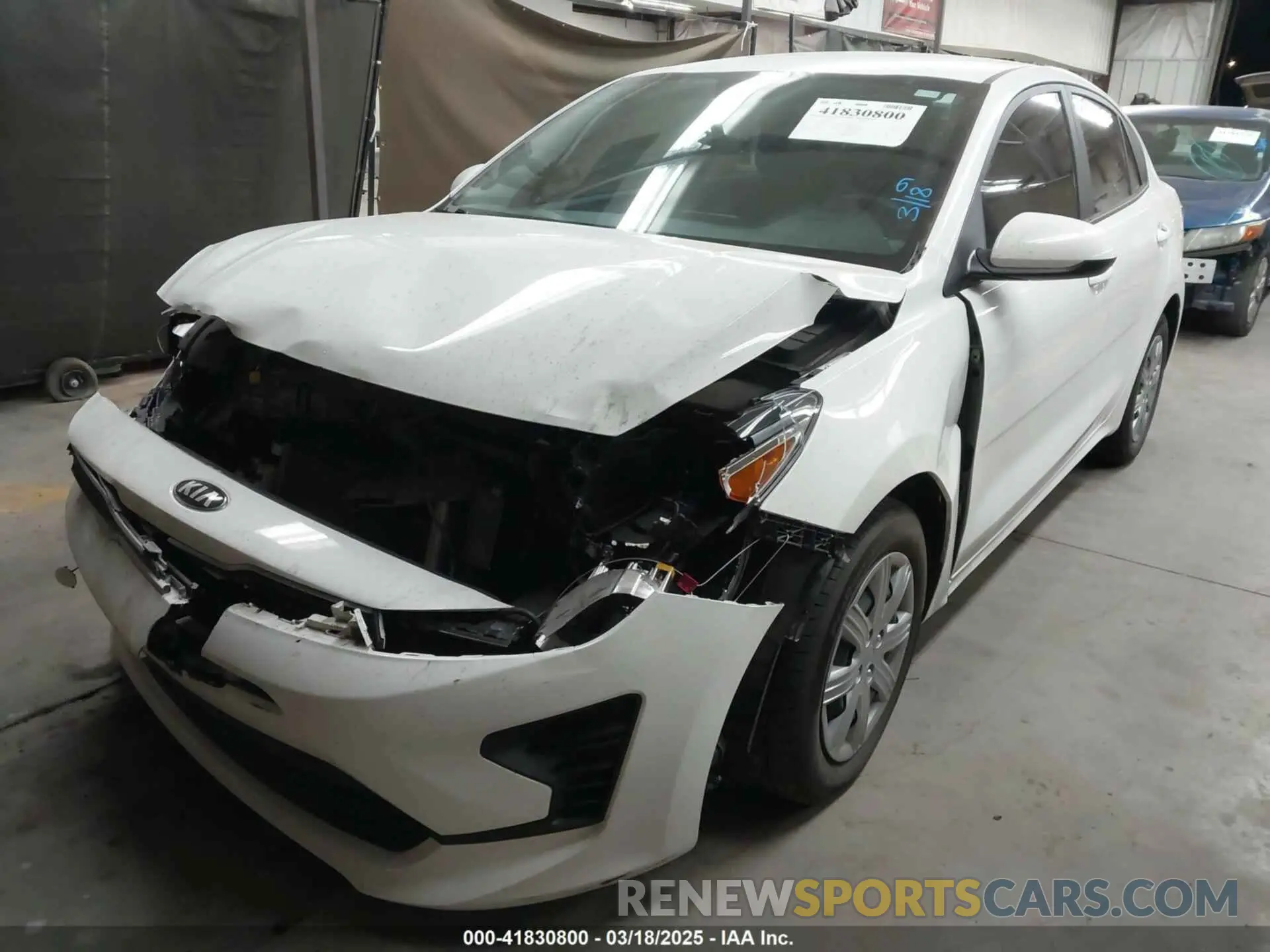 2 Photograph of a damaged car 3KPA24AD3ME413311 KIA RIO 2021