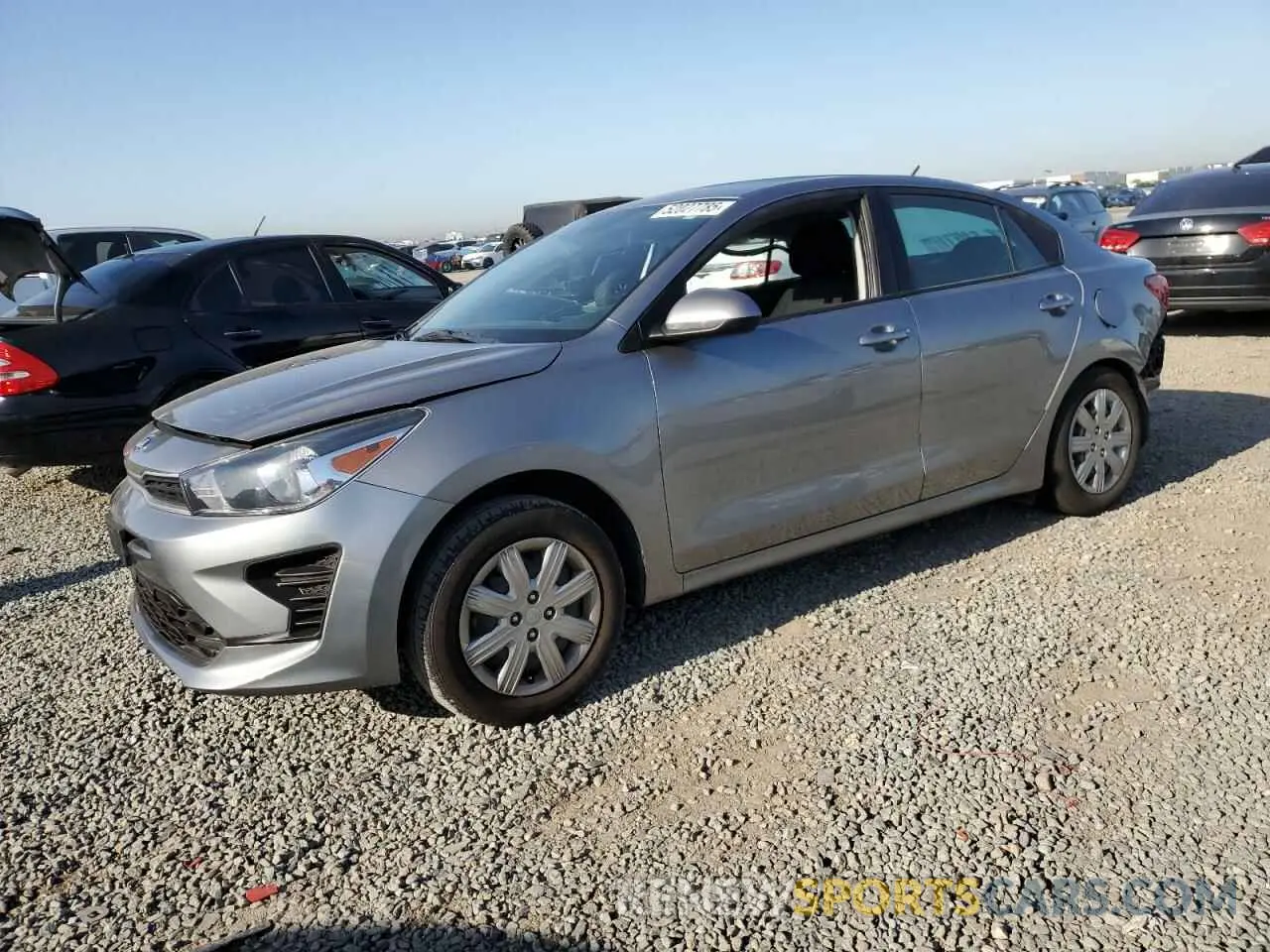 1 Photograph of a damaged car 3KPA24AD4ME365799 KIA RIO 2021