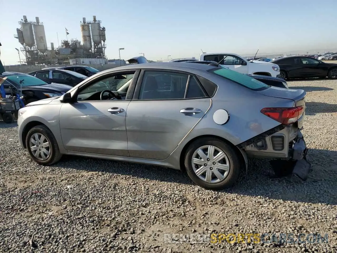 2 Photograph of a damaged car 3KPA24AD4ME365799 KIA RIO 2021