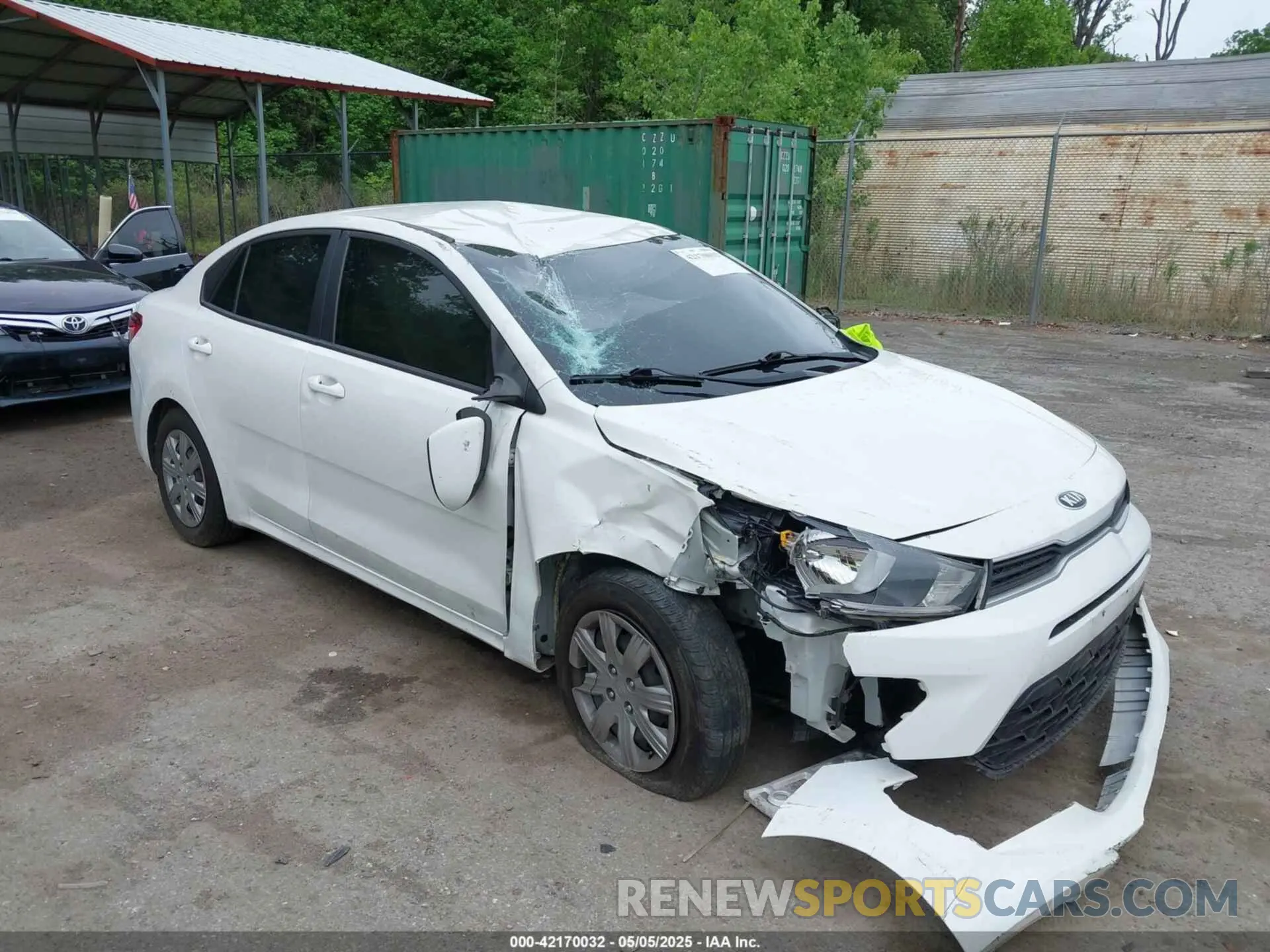 1 Фотография поврежденного автомобиля 3KPA24AD4ME369433 KIA RIO 2021