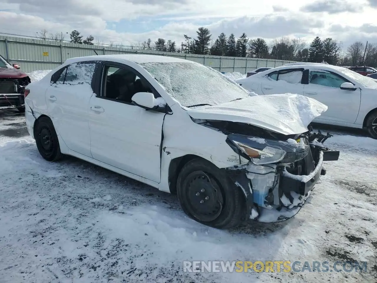 4 Фотография поврежденного автомобиля 3KPA24AD4ME385146 KIA RIO 2021