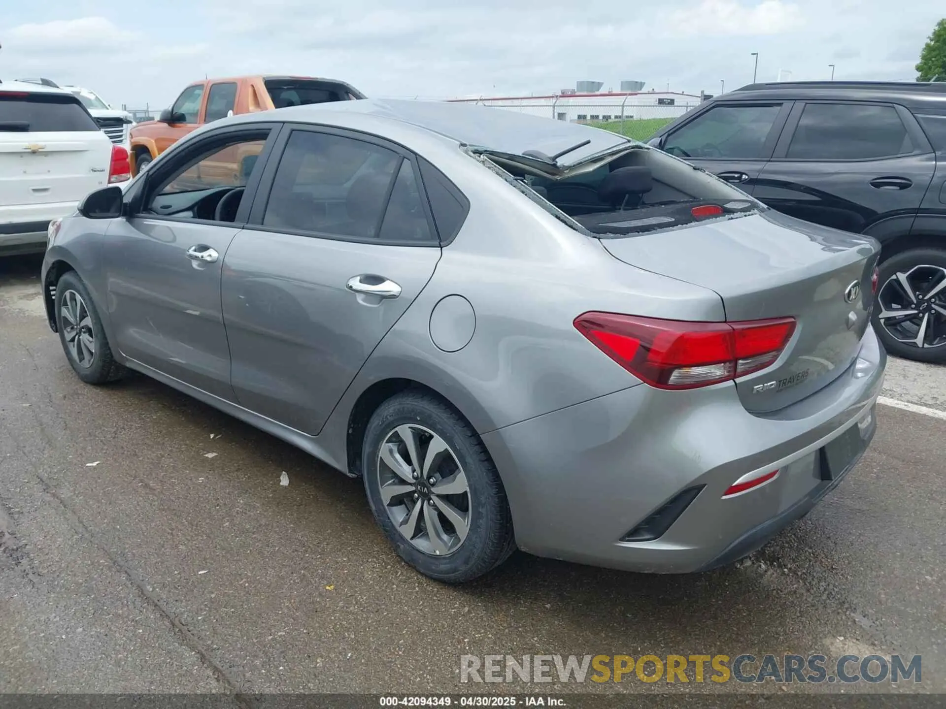 3 Photograph of a damaged car 3KPA24AD4ME387186 KIA RIO 2021