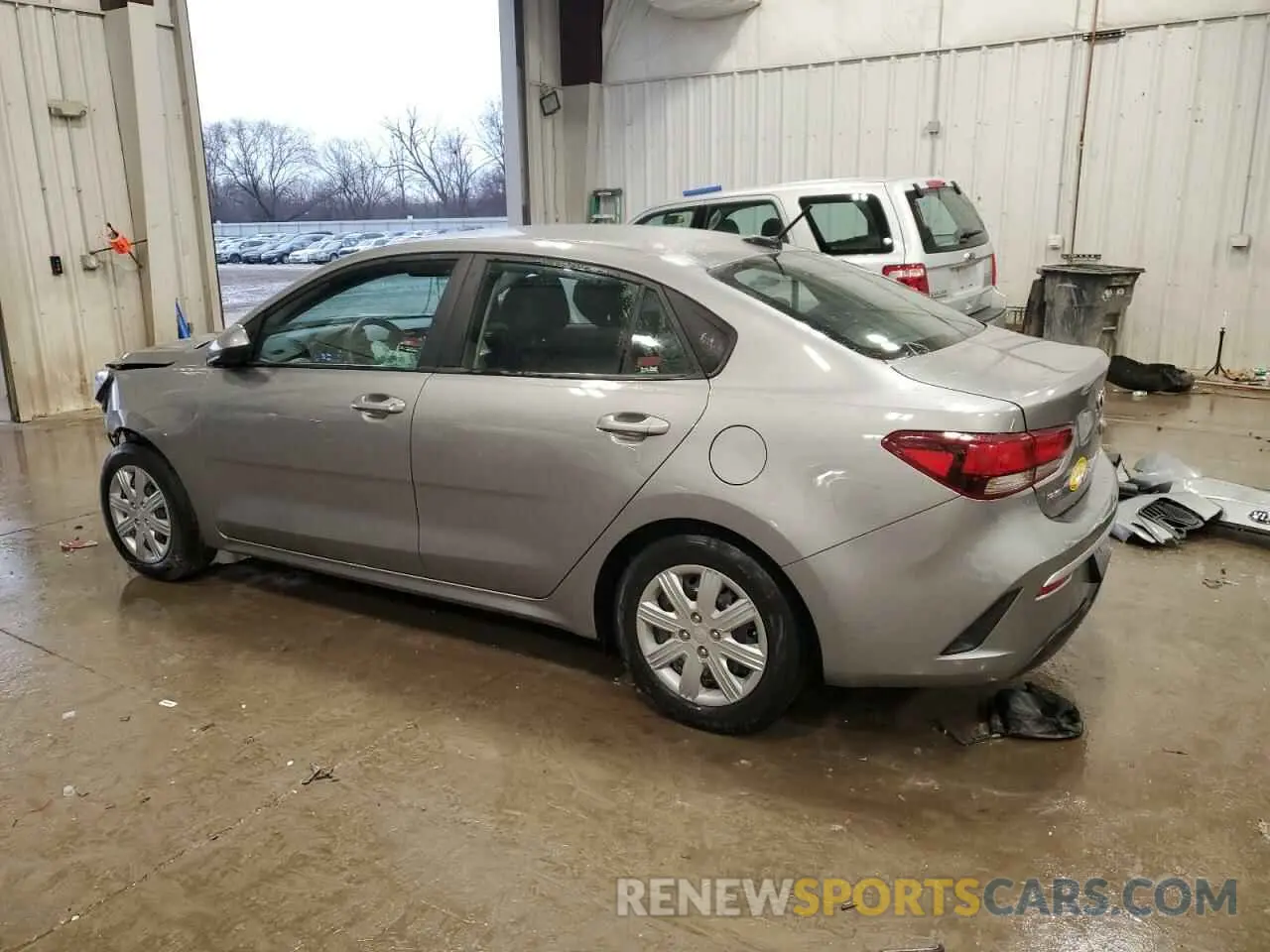 2 Photograph of a damaged car 3KPA24AD4ME393022 KIA RIO 2021