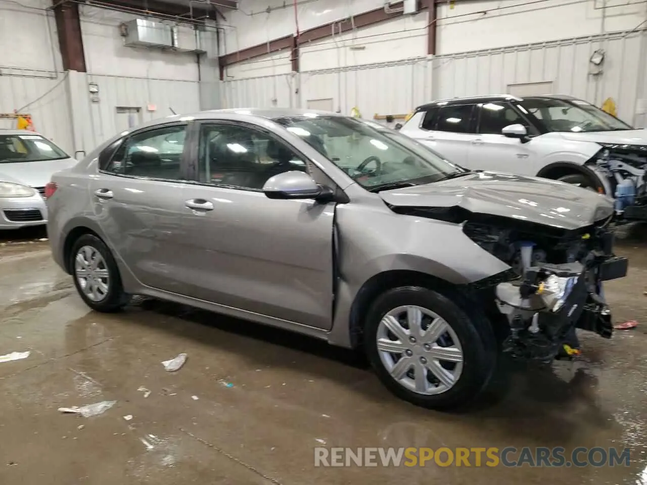 4 Photograph of a damaged car 3KPA24AD4ME393022 KIA RIO 2021