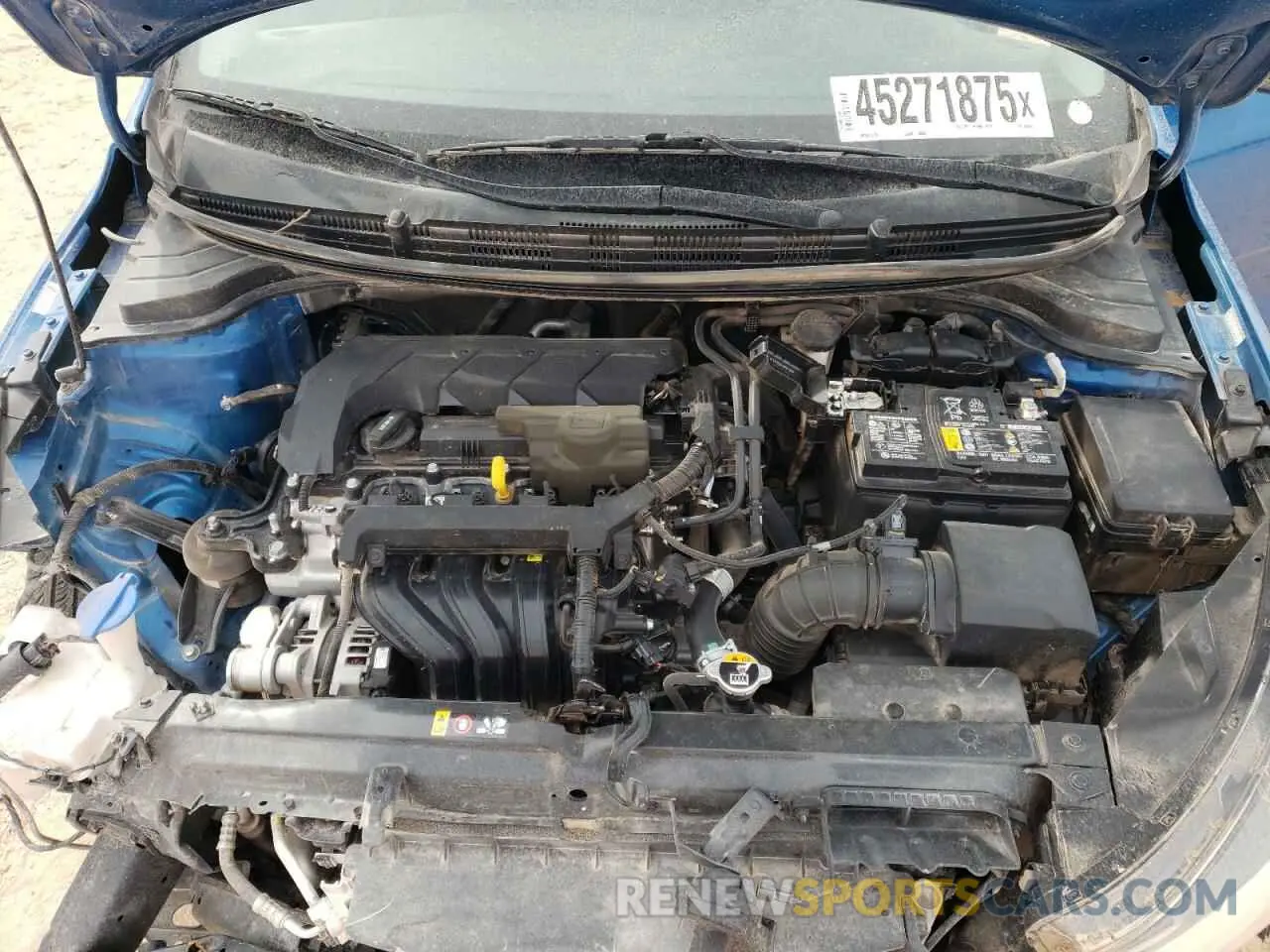 11 Photograph of a damaged car 3KPA24AD4ME400406 KIA RIO 2021