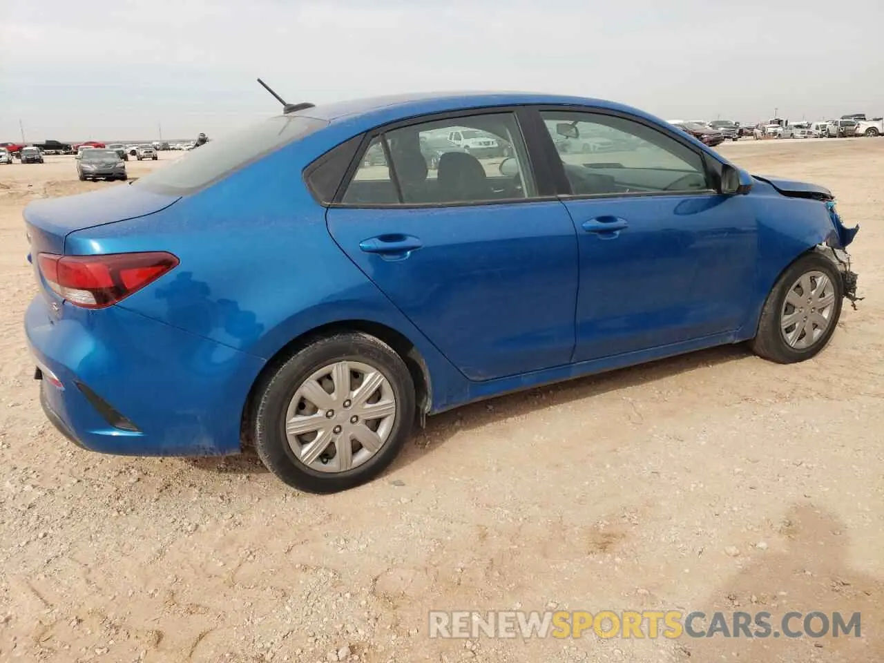 3 Photograph of a damaged car 3KPA24AD4ME400406 KIA RIO 2021