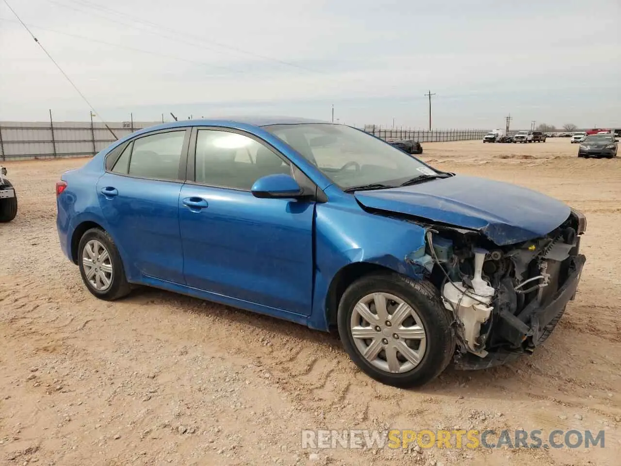 4 Photograph of a damaged car 3KPA24AD4ME400406 KIA RIO 2021