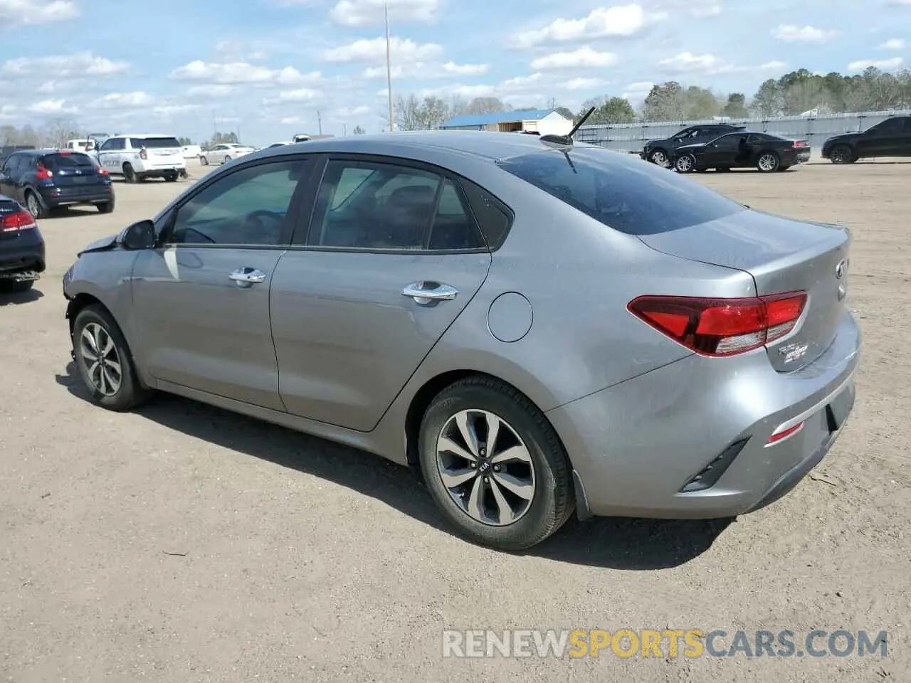 2 Photograph of a damaged car 3KPA24AD4ME425838 KIA RIO 2021