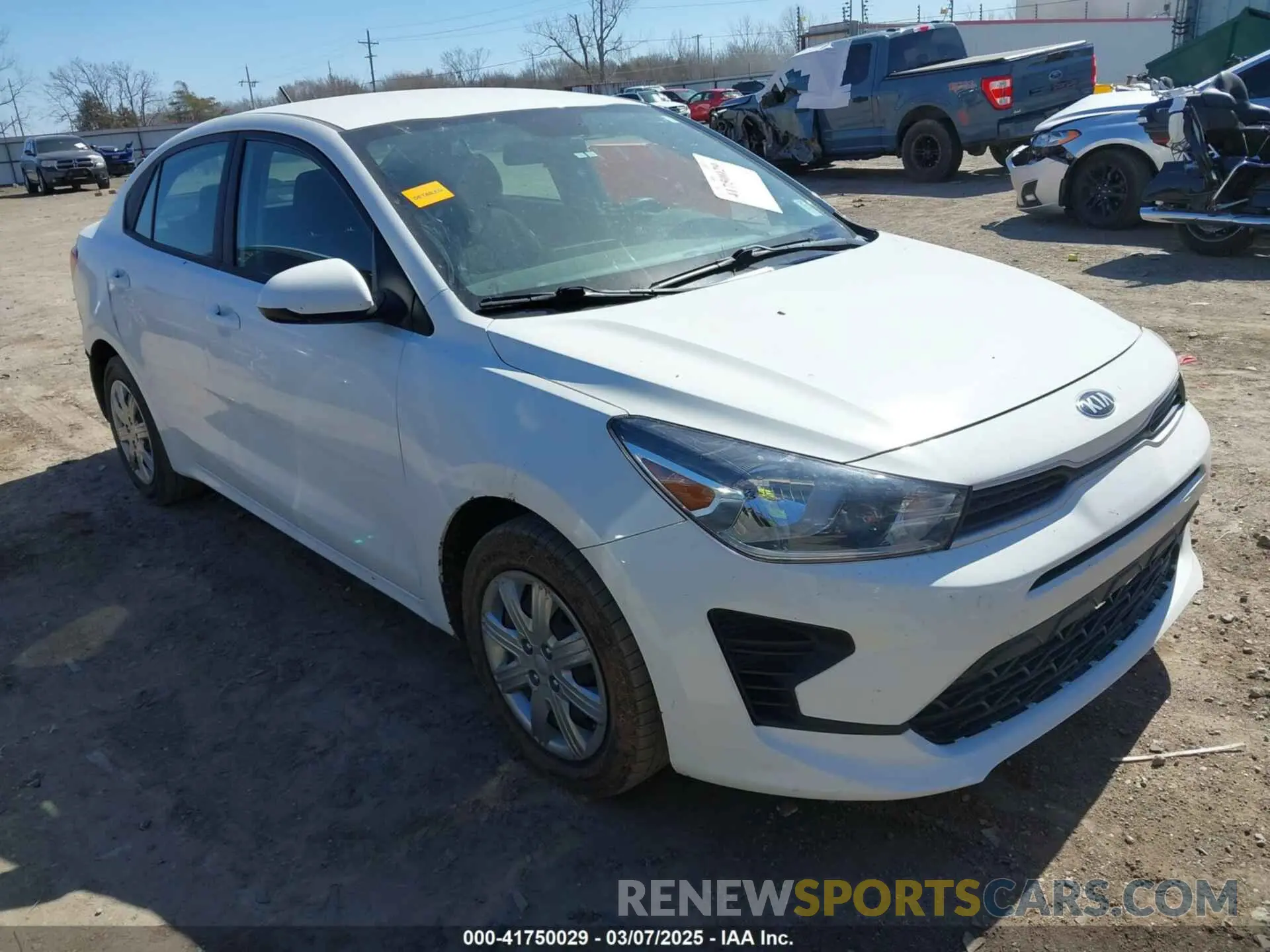 1 Фотография поврежденного автомобиля 3KPA24AD4ME430442 KIA RIO 2021