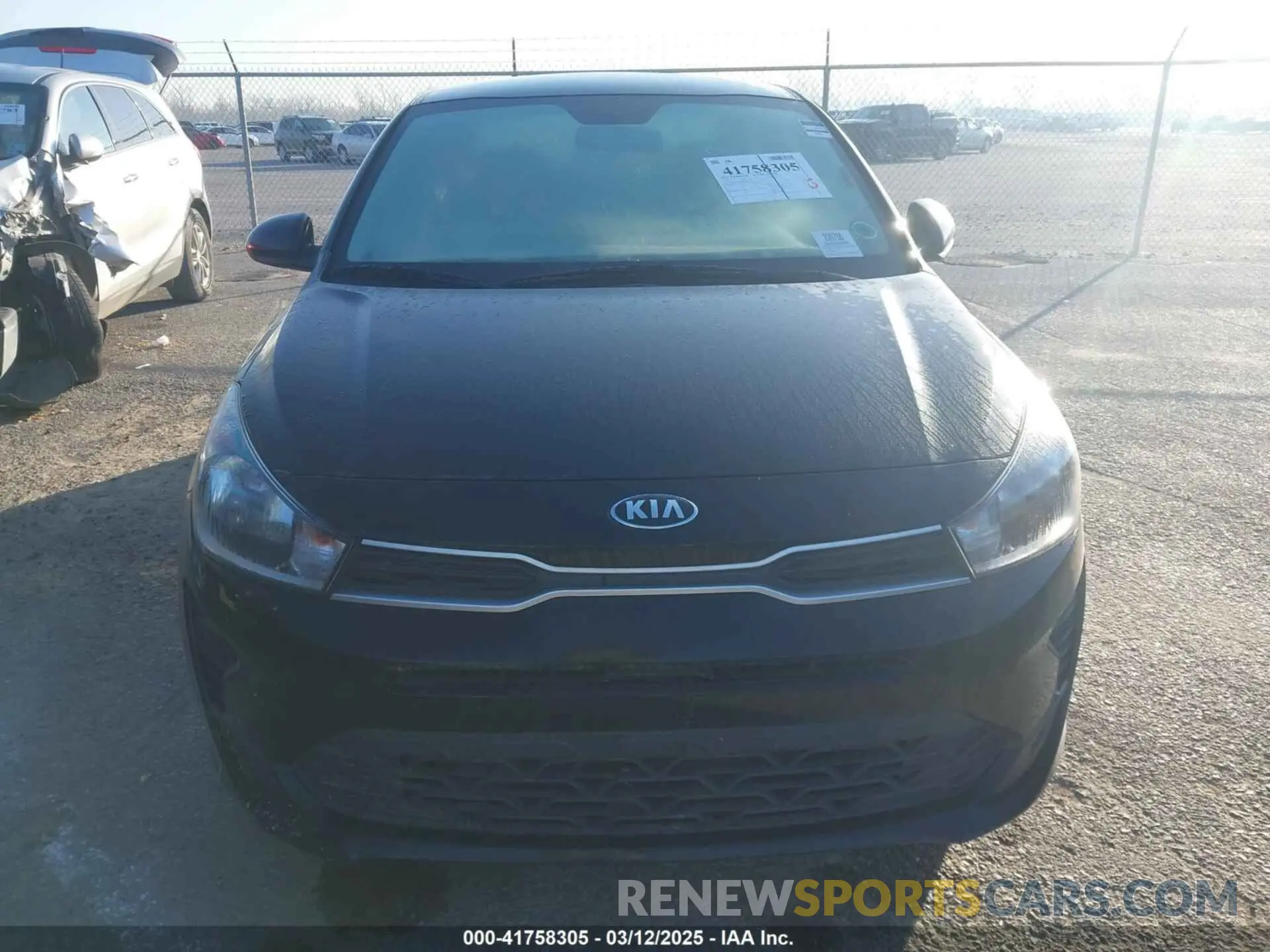 12 Photograph of a damaged car 3KPA24AD5ME393708 KIA RIO 2021