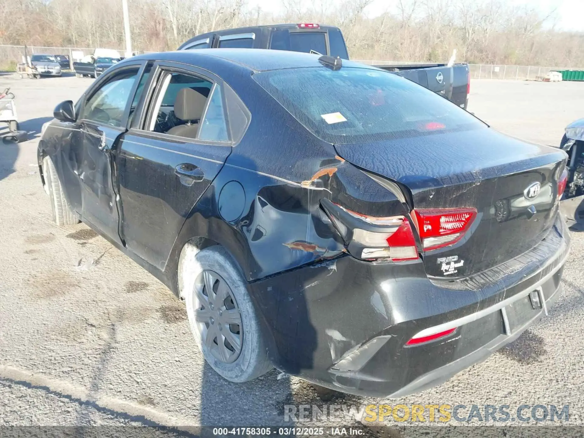 3 Photograph of a damaged car 3KPA24AD5ME393708 KIA RIO 2021