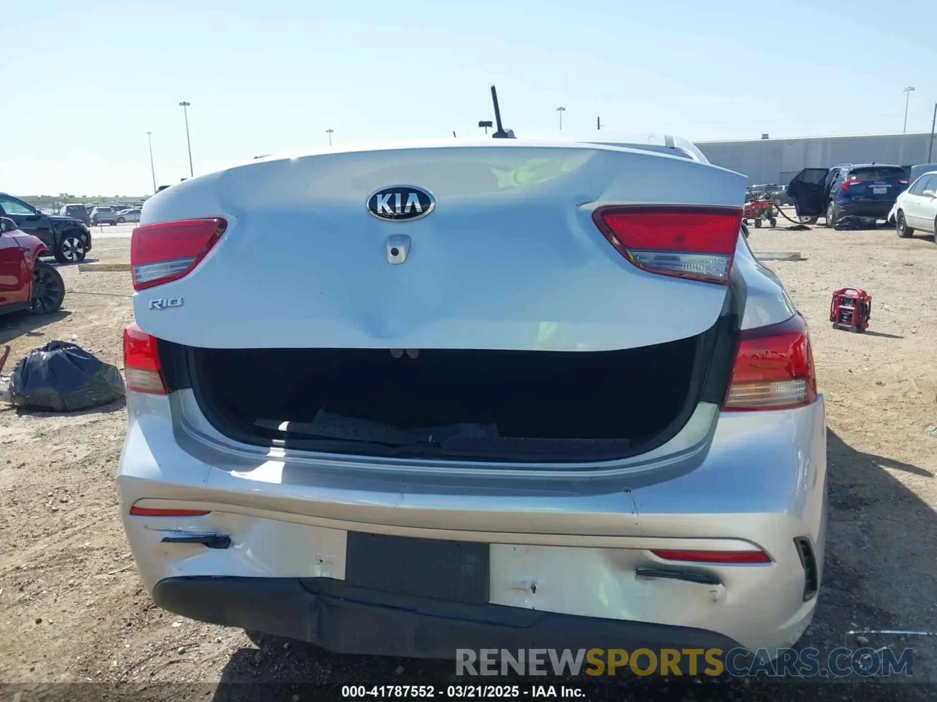 6 Photograph of a damaged car 3KPA24AD5ME429655 KIA RIO 2021