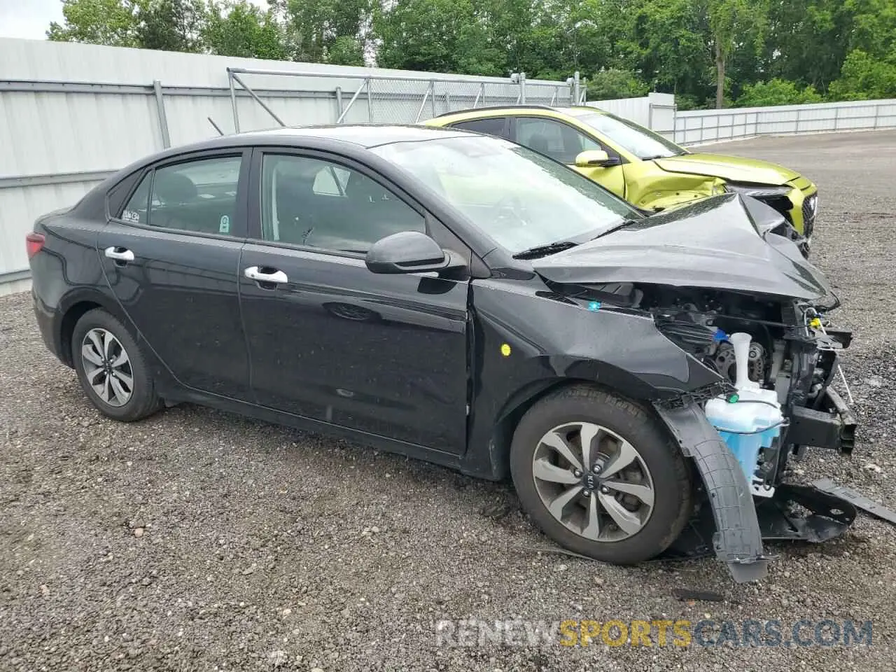 4 Photograph of a damaged car 3KPA24AD6ME376044 KIA RIO 2021