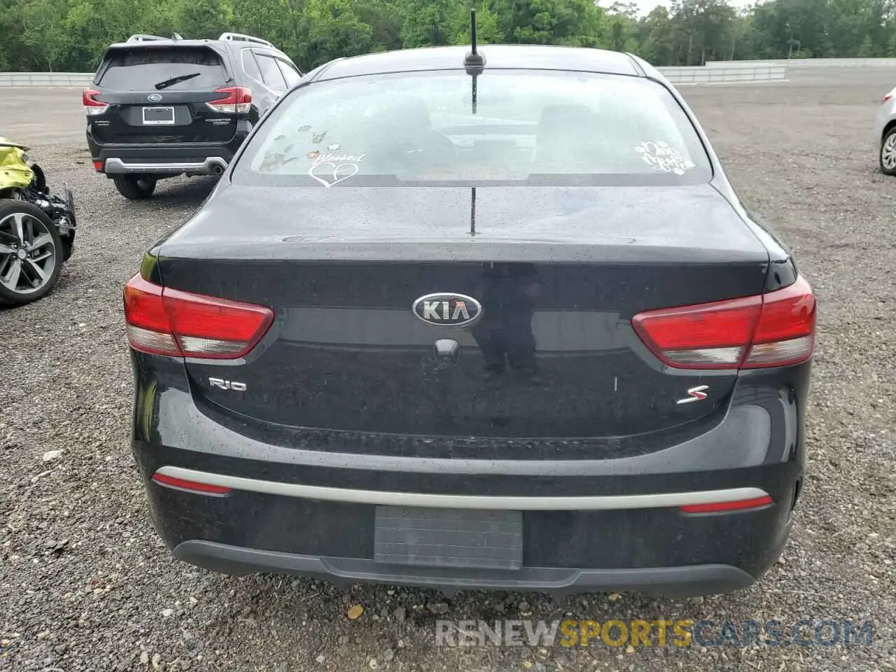 6 Photograph of a damaged car 3KPA24AD6ME376044 KIA RIO 2021