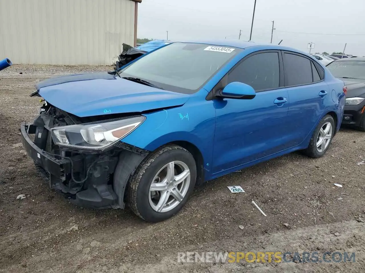 1 Photograph of a damaged car 3KPA24AD6ME382605 KIA RIO 2021
