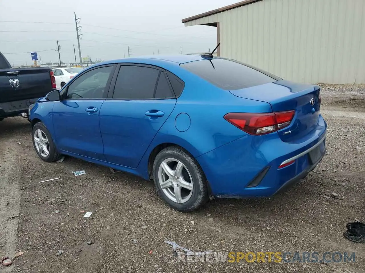 2 Photograph of a damaged car 3KPA24AD6ME382605 KIA RIO 2021