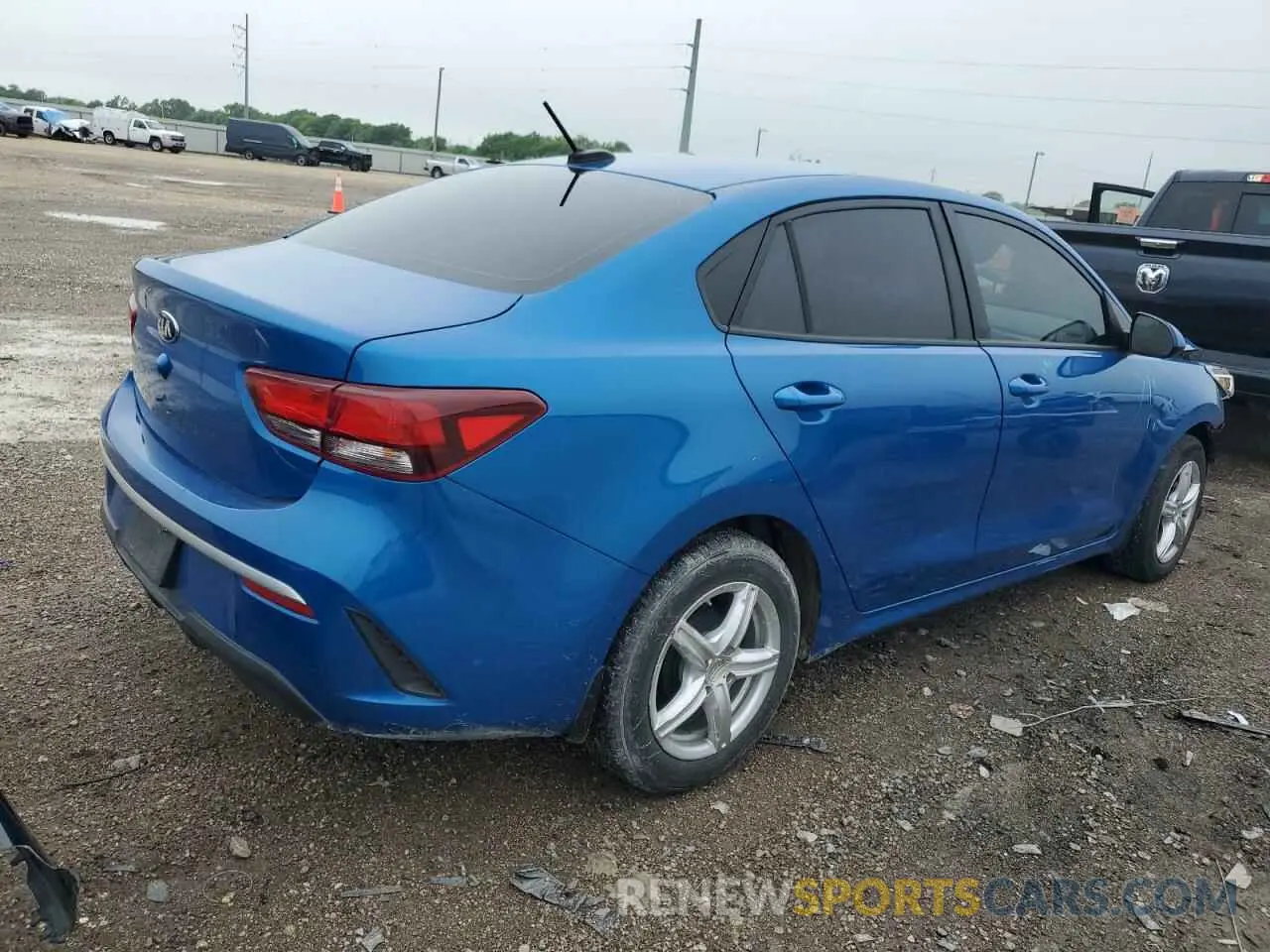 3 Photograph of a damaged car 3KPA24AD6ME382605 KIA RIO 2021