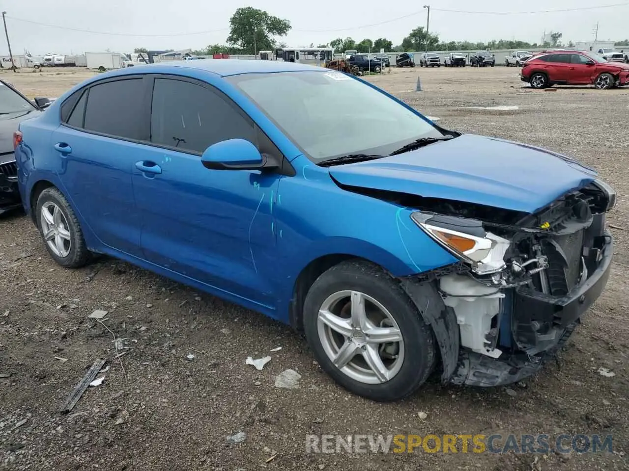 4 Photograph of a damaged car 3KPA24AD6ME382605 KIA RIO 2021
