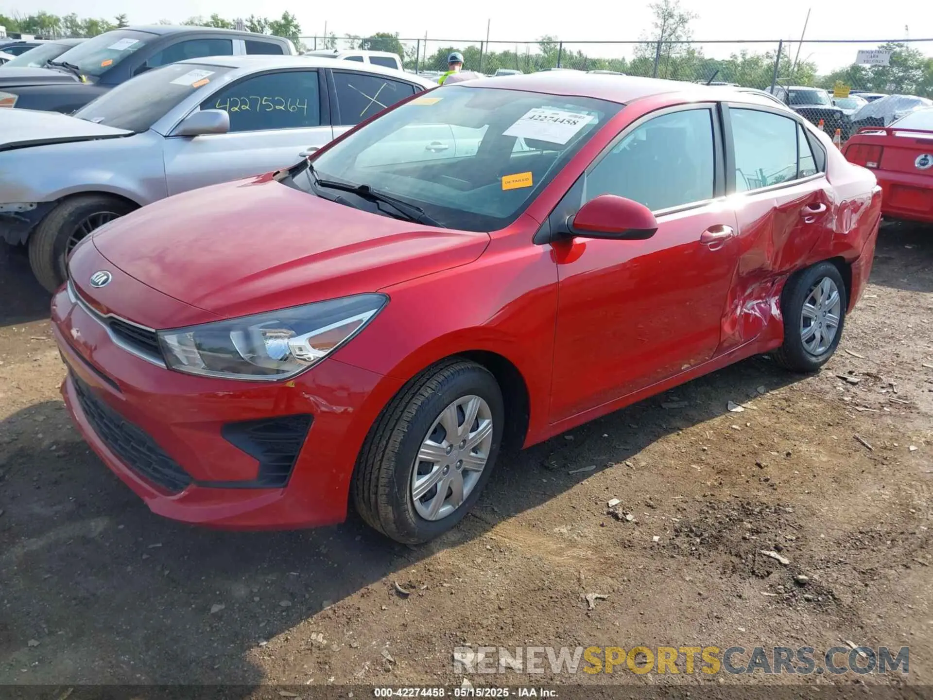 2 Фотография поврежденного автомобиля 3KPA24AD6ME424822 KIA RIO 2021