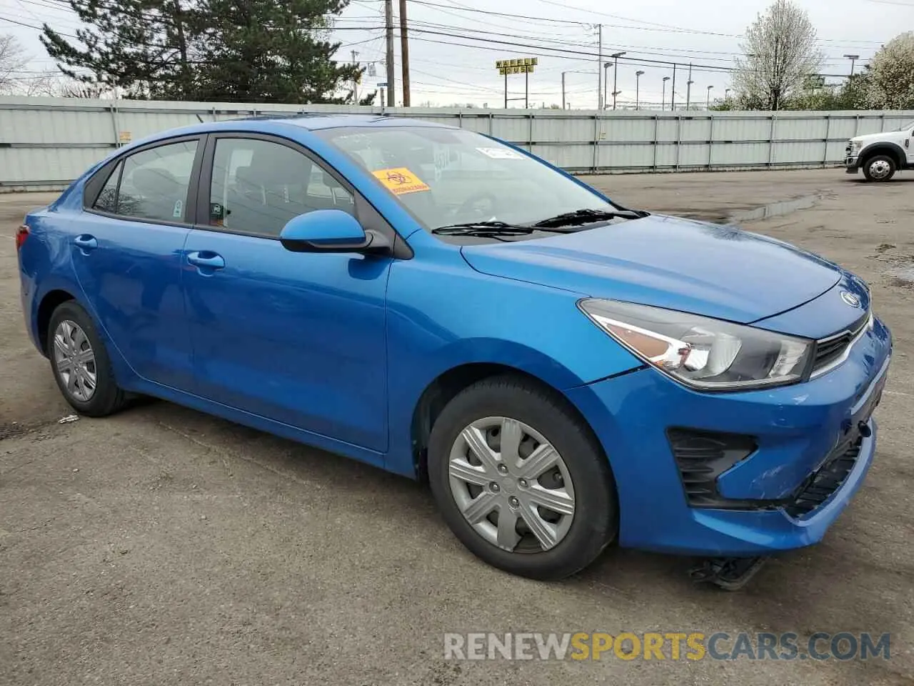 4 Photograph of a damaged car 3KPA24AD7ME382550 KIA RIO 2021