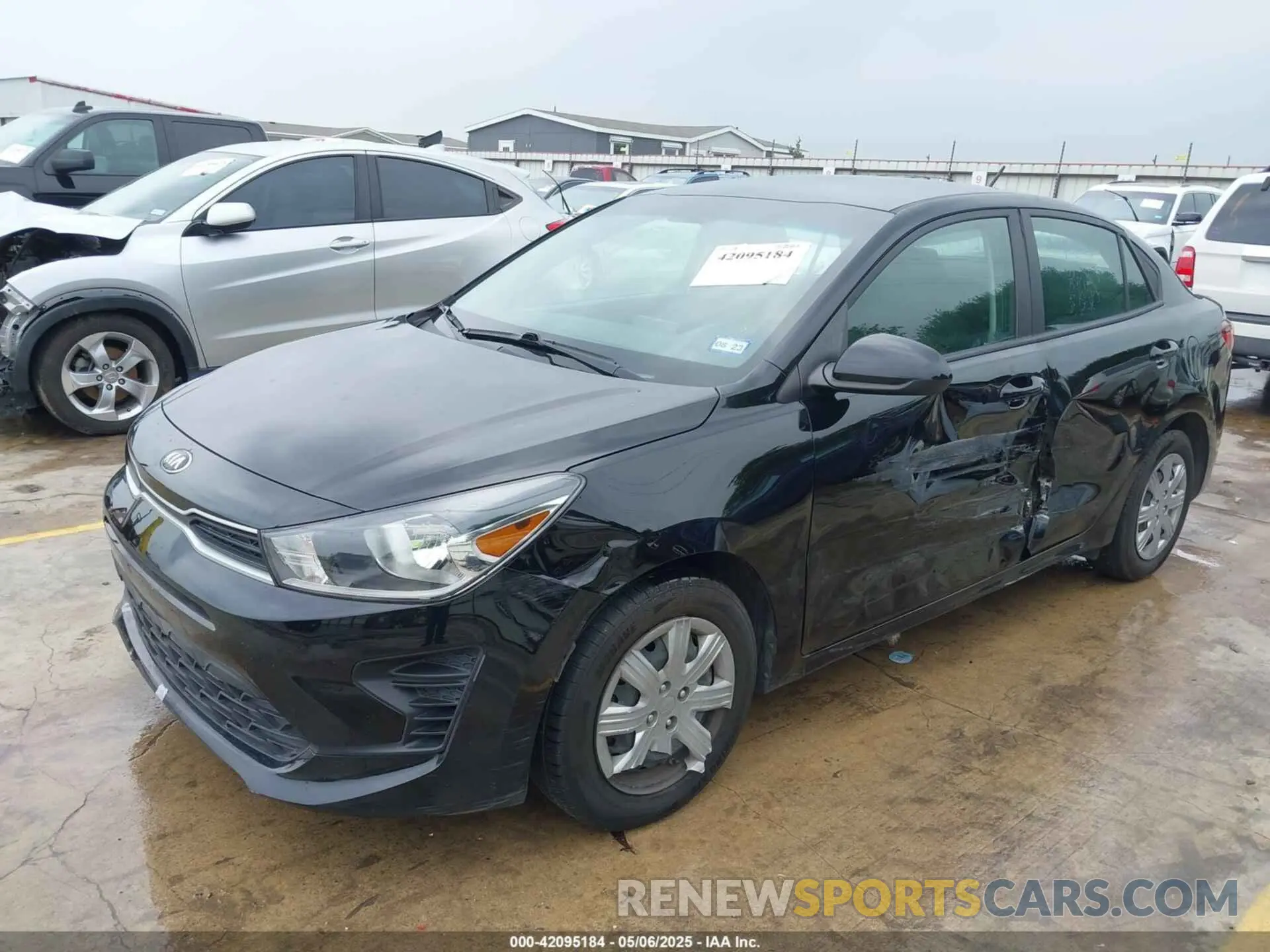 2 Photograph of a damaged car 3KPA24AD7ME412730 KIA RIO 2021