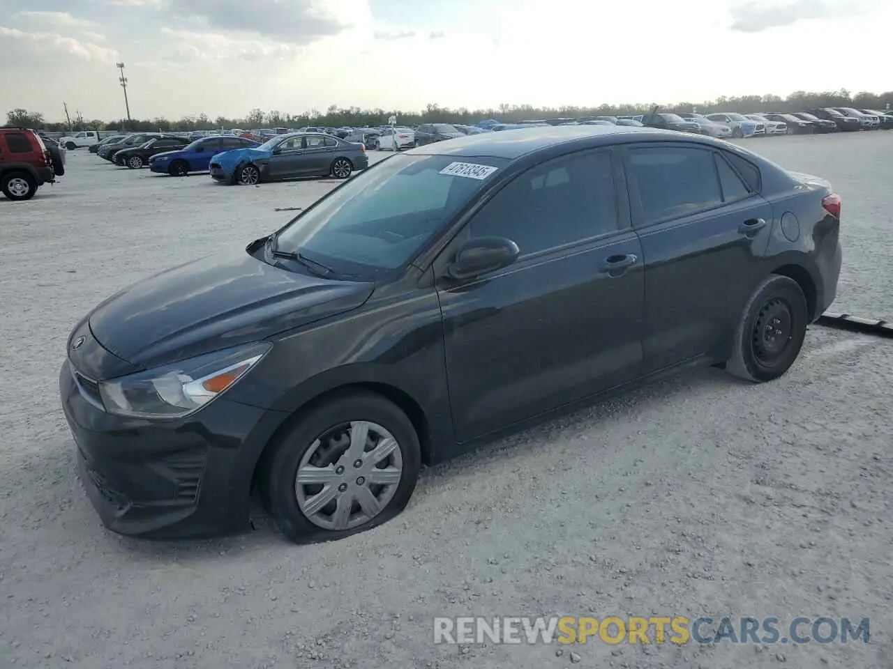 1 Photograph of a damaged car 3KPA24AD7ME417409 KIA RIO 2021