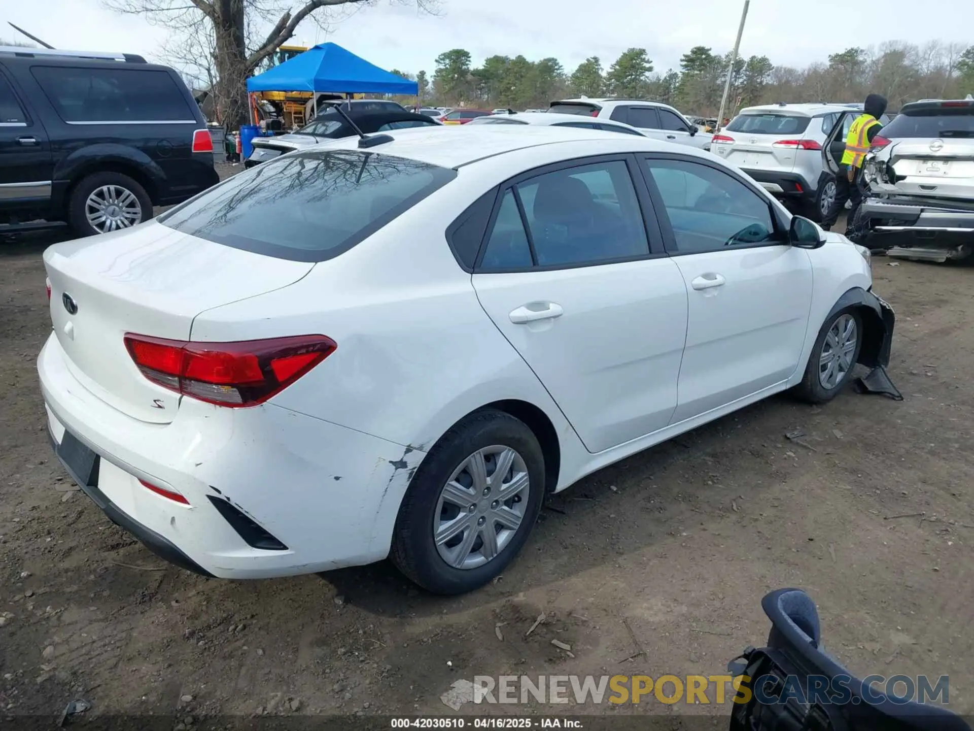 4 Photograph of a damaged car 3KPA24AD7ME420438 KIA RIO 2021