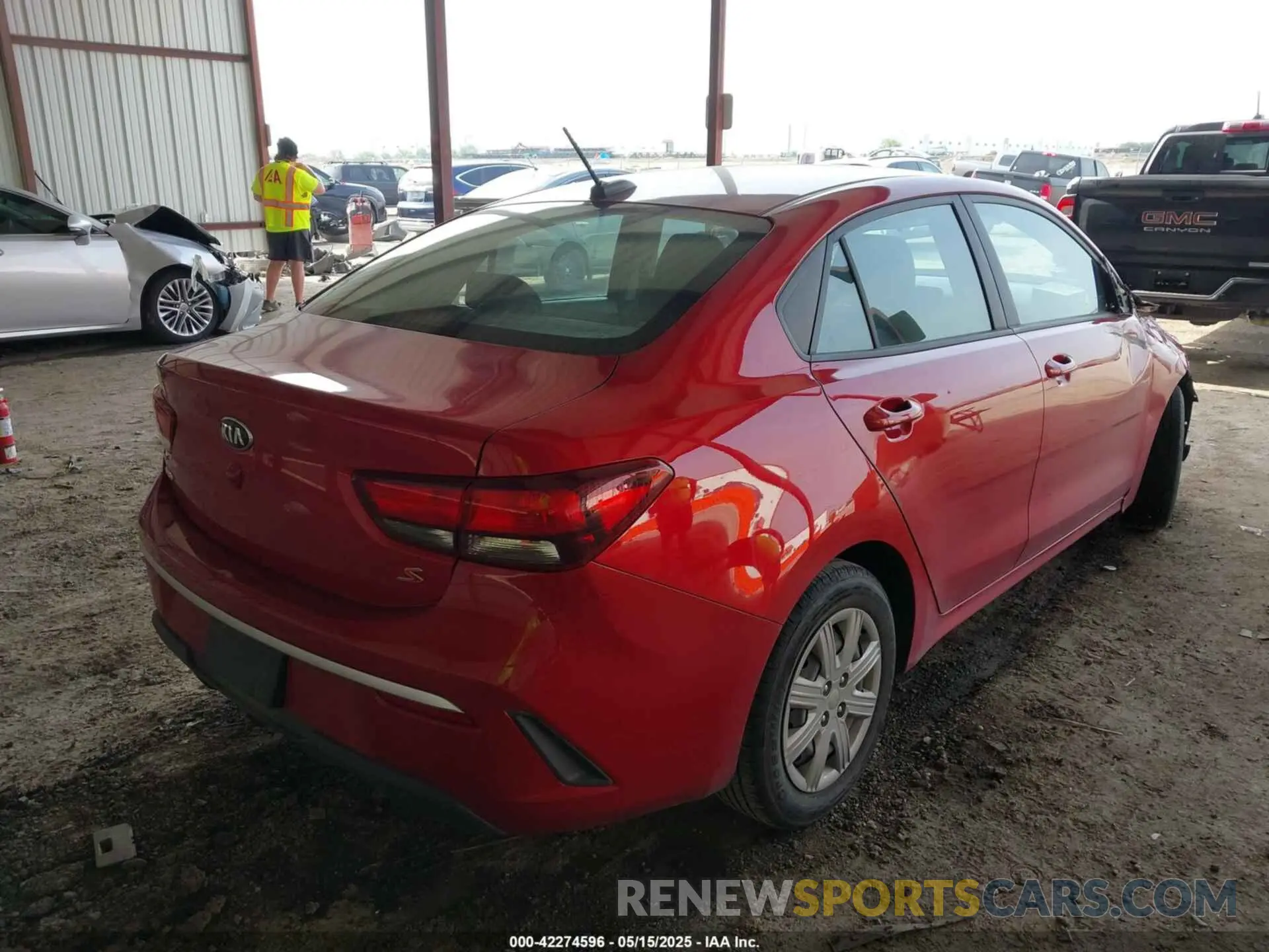 4 Фотография поврежденного автомобиля 3KPA24AD8ME366096 KIA RIO 2021