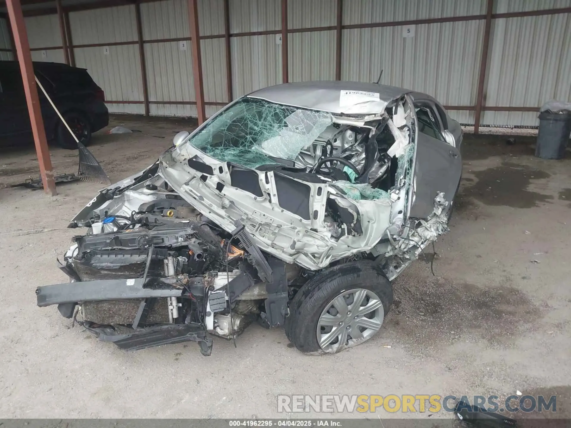 2 Photograph of a damaged car 3KPA24AD8ME369810 KIA RIO 2021